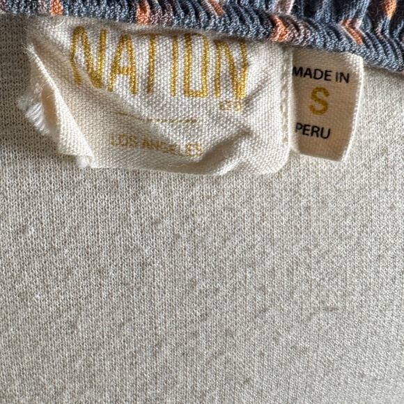 Nation LTD Sophie Gathered Smocked Party‎ Top Long Sleeve Womens Small - Picture 9 of 10